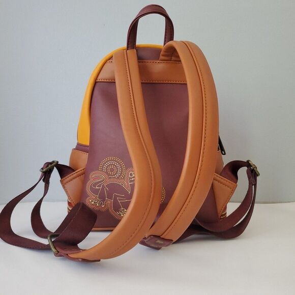 Loungefly Disney Rescuers Down Under Canyon Brown Zip Around Mini Backpack - Picture 4 of 13